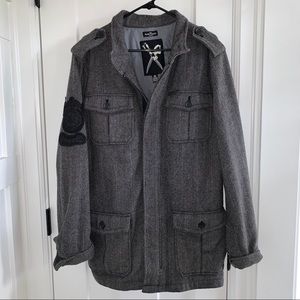 Marc Ecko men’s fashion peacoat